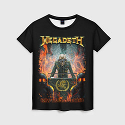 Женская футболка Megadeth