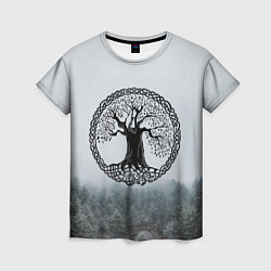 Футболка женская Иггдрасиль Yggdrasil Z, цвет: 3D-принт