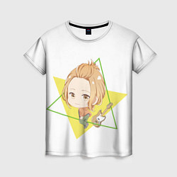 Женская футболка Харуки Накаям с треугольниками