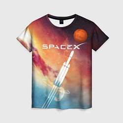 Женская футболка Space X