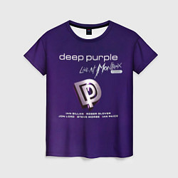 Женская футболка Deep Purple - Live at Montreux 1996