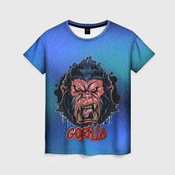 Женская футболка Gorilla hard
