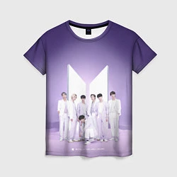Женская футболка BTS Purple