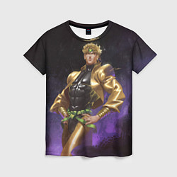 Женская футболка Дио Брандо Космический из ДЖО джо