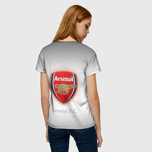 Женская футболка F C Arsenal / 3D-принт – фото 4