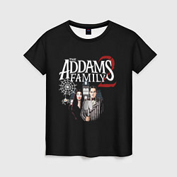 Женская футболка Адамсы