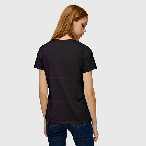 Женская футболка Технометрия / 3D-принт – фото 4