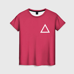 Женская футболка Треугольник