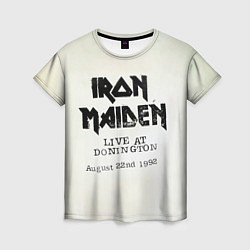 Женская футболка Live at Donington - Iron Maiden