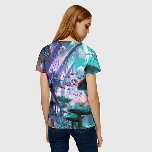 Женская футболка FantasyFish / 3D-принт – фото 4