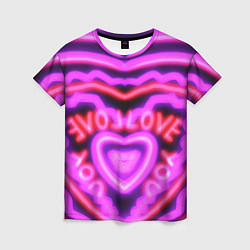 Женская футболка Lover love