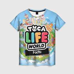 Футболка женская Toca Life World, цвет: 3D-принт