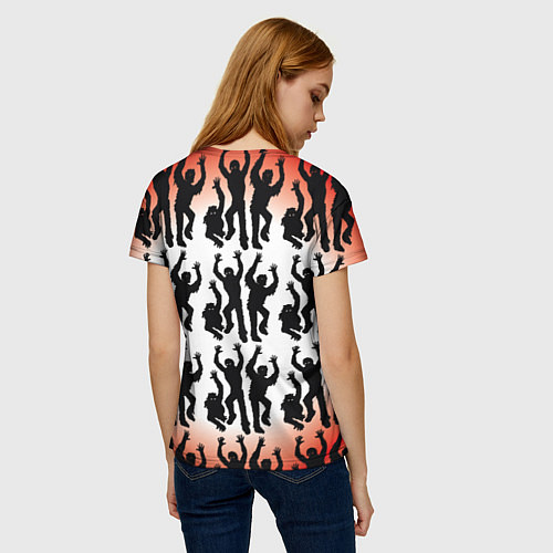 Женская футболка HORROR Z / 3D-принт – фото 4