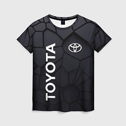 Женская футболка Toyota 3D плиты