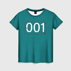 Женская футболка Игрок в кальмара 001