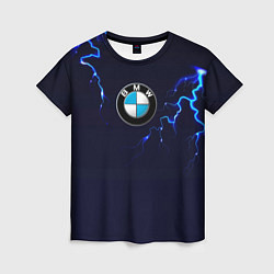 Женская футболка BMW разряд молнии