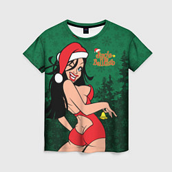 Женская футболка Jingle Bell Club