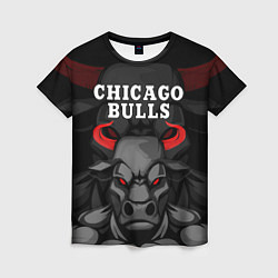 Женская футболка CHICAGO BULLS ЯРОСТНЫЙ БЫК