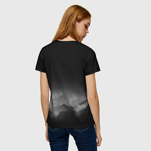 Женская футболка Работяга из Раста / 3D-принт – фото 4