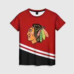 Женская футболка Chicago Blackhawks, NHL