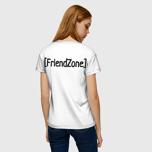 Женская футболка Лучший Друг FriendZone / 3D-принт – фото 4