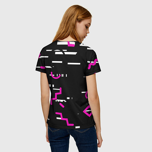 Женская футболка Squid Gam: Узоры / 3D-принт – фото 4