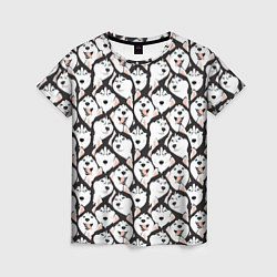 Женская футболка Сибирский Хаски Husky