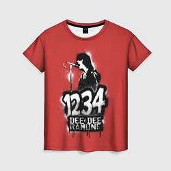 Женская футболка Dee Dee Ramone