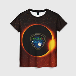 Женская футболка SPACE X сингулярность