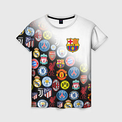 Женская футболка FC BARCELONA LOGOBOMBING