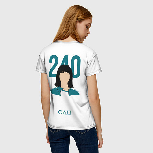 Женская футболка Squid game - Чи Ён 240 / 3D-принт – фото 4