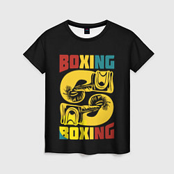 Женская футболка Бокс, Boxing