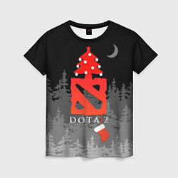 Женская футболка Dota 2- С Новым годом!