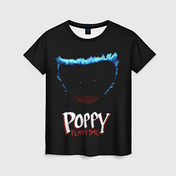 Женская футболка Poppy Playtime: Huggy Wuggy