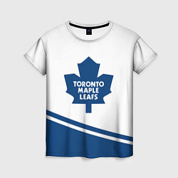 Футболка женская Toronto Maple Leafs Торонто Мейпл Лифс, цвет: 3D-принт