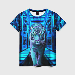 Женская футболка Крадущийся тигр