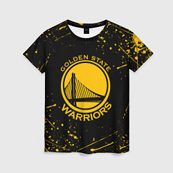 Женская футболка GOLDEN STATE WARRIORS? , БРЫЗГИ КРАСОК