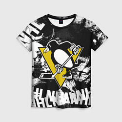 Женская футболка Питтсбург Пингвинз Pittsburgh Penguins