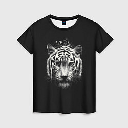 Женская футболка Черно-Белый Тигр Head