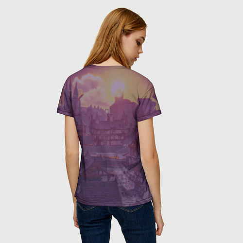 Женская футболка Мона Мегистус в примогеме / 3D-принт – фото 4