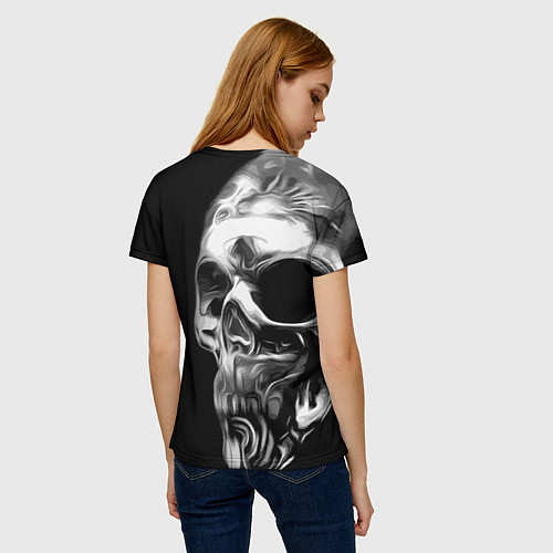Женская футболка Vanguard skull 2022 / 3D-принт – фото 4