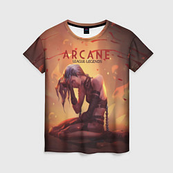 Женская футболка Arcane: League of Legends Jinx