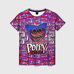 Женская футболка Huggy Wuggy: Poppy Pattern