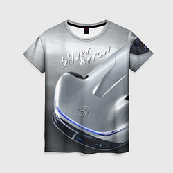 Женская футболка Mercedes-Benz EQ Silver Arrow Concept