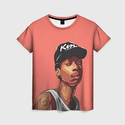 Женская футболка Wiz Khalifa Art
