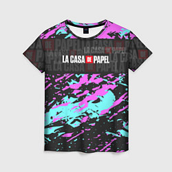 Женская футболка La Casa de Papel Logo Надпись