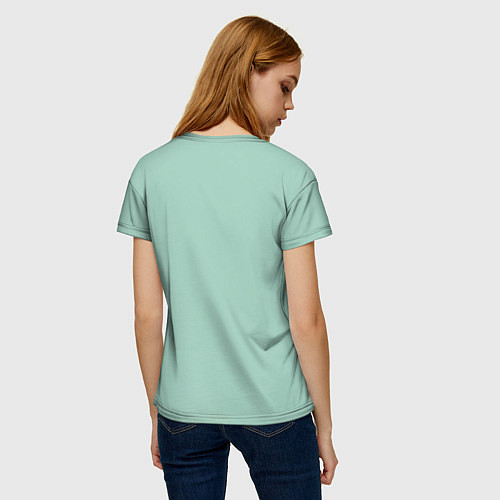 Женская футболка Мятный АСАП / 3D-принт – фото 4