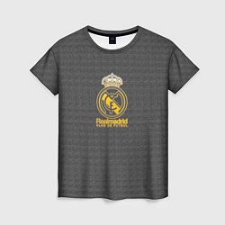 Женская футболка Real Madrid graphite theme