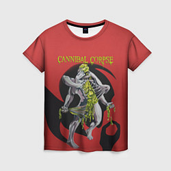 Женская футболка Horror Skull Cannibal Corpse