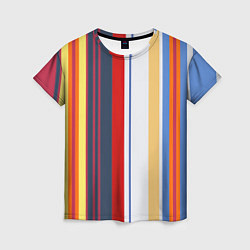 Женская футболка Stripes Abstract